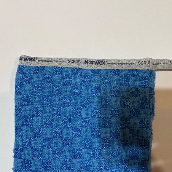 Norwex Bathroom Scrub Mitt Blue NWOT - Picture 4 of 10